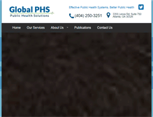 Tablet Screenshot of globalphsolutions.com